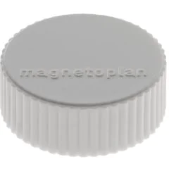 Photo Aimants ronds - 34 mm - gris MAGNETOPLAN Discofix Lot de 10 Affichage