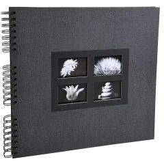 Photo Album photos à spirales - 320 x 320 mm - Noir EXACOMPTA Passion