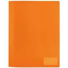 Photo Chemise à lamelles A4 en PP translucide - Orange HERMA