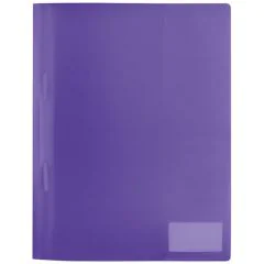 Photo Chemise à lamelles A4 en PP translucide - Violet HERMA