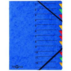 Photo 24131-02   Pagna : Trieur à élastiques 12 compartiments - Bleu