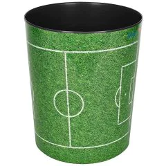 Photo Corbeille à papier - 13 litres - Terrain de Football LAUFER