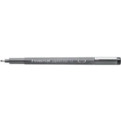 Photo Stylo feutre à encre Noir - Pointe métallique - 2 mm : STAEDTLER (308 12-9)
