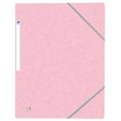Photo Chemise à élastiques A4 - Rose Pastel OXFORD Top File+