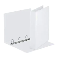 Photo Classeur personnalisable avec 2 Pochettes - Blanc - 4 anneaux de 30 mm : ESSELTE