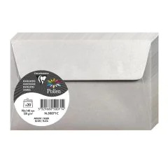 Photo Enveloppe POLLEN Argent Format  90 x 140 mm 50071C