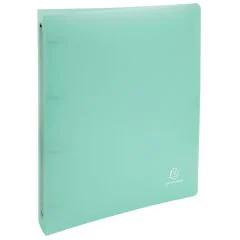 Photo Classeur semi-rigide - 4 anneaux de 30 mm - Vert EXACOMPTA Chromaline Pastel