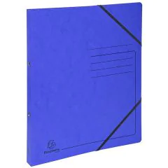 Photo Classeur 2 anneaux - Carte imprimée - Dos 20 mm - Bleu EXACOMPTA