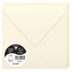 Photo Enveloppes - 165 x 165 mm - Ivoire POLLEN
