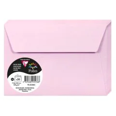 Photo Enveloppe POLLEN Rose Dragée Format  114 x 162 mm 5536C