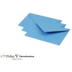 Photo Enveloppe POLLEN Bleu turquoise Format  75 x 100 mm 5550C