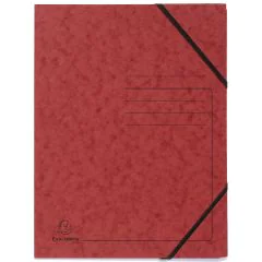 Photo Chemise imprimée à élastiques - Sans rabat - Rouge EXACOMPTA Image