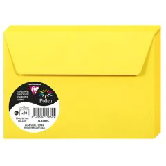 Photo Enveloppe POLLEN Jaune Soleil Format  114 x 162 mm 5566C