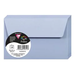 Photo Enveloppe POLLEN Bleu Lavande Format  90 x 140 mm 55721C