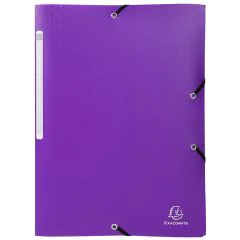 Photo Chemise à élastiques en PP - Violet EXACOMPTA Image