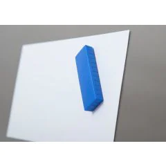 Photo MAUL : Aimants rectangulaires - 54 x 19 mm - Bleu 61650-35