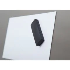 Photo MAUL : Lot de 10 aimants rectangulaires - 54 x 19 mm - Noir