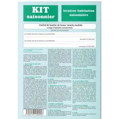Kit de Location Meublé saisonnier : WEBER 725 