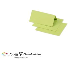 Photo POLLEN Porte-nom vert bourgeon 85 x 80 mm 75050C Clairefontaine