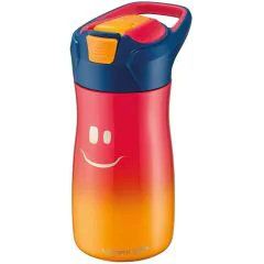 Photo Gourde avec paille intégrée - 0,43 L - Rose MAPED Kids Concept
