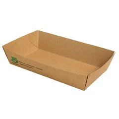 Photo Barquette pour snack - 155 x 85 x 35 mm PAP STAR Pure