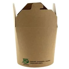 Photo Boîte à snack - 100 x 88 x 98 mm PAP STAR Pure