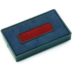 Photo COLOP E/200/2 : Cassette de rechange pour tampon - Bleu Rouge - 107113
