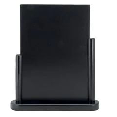 Photo Ardoise de Table - 280 x 320 mm - Support Noir : SECURIT Elegant Grand (ELE-BL-LA)