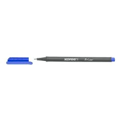 Photo Feutre à pointe fine K-Liner - 0,4 mm - Bleu : KORES