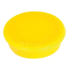 Photo Lot de 10 Aimants ronds - 24 mm - Jaune : FRANKEN