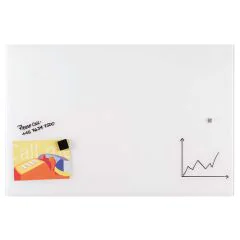 Photo Tableau design en verre - Blanc - 1500 x 1200 mm : FRANKEN GTL12015009