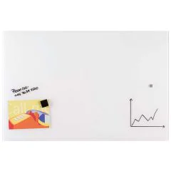 Photo Tableau design en verre - Blanc - 1800 x 1200 mm : FRANKEN GTL12018009