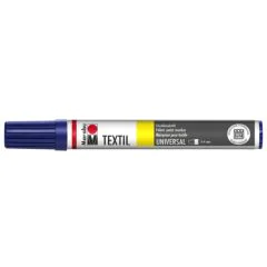Marqueur pour tissus - 2-4 mm - Bleu Foncé MARABU TEXTIL PAINTER Image 
