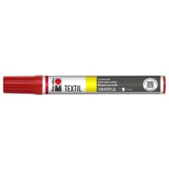 Photo Marqueur pour tissus - 2-4 mm - Rouge Cerise MARABU TEXTIL PAINTER Image
