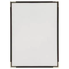 Photo Protège-menu transparent A4 - Pour 2 visuels SECURIT Crystal