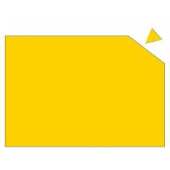 Photo Feuille magnétique inscriptible - Jaune - 200 x 295 mm : FRANKEN MP841 04