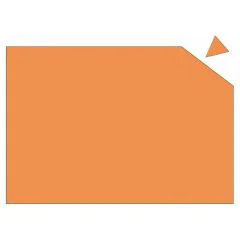 Photo Feuille magnétique inscriptible - Orange - 200 x 295 mm : FRANKEN MP841 05