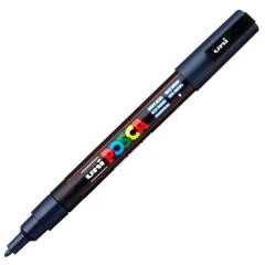 Marqueur peinture Posca PC 3M - Bleu Marine UNI-BALL photo