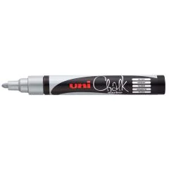 Photo Marqueur à Craie Liquide Chalk PWE 5M - Argent UNI-BALL