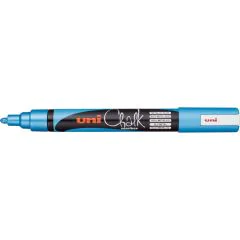 Photo Marqueur à Craie Liquide Chalk PWE 5M - Bleu Métallique UNI-BALL