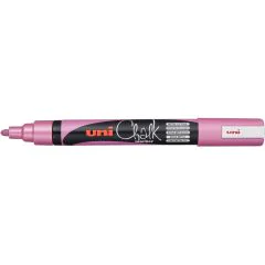Photo Marqueur à Craie Liquide Chalk PWE 5M - Rose Métallique UNI-BALL