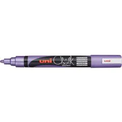 Photo Marqueur à Craie Liquide Chalk PWE 5M - Violet Métallique UNI-BALL