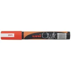 Marqueur à craie liquide Orange fluo - Pointe 8 mm Uni-Ball Chalk PWE-8K image