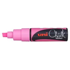 Marqueur à craie liquide Chalk PWE - 8 mm - Rose fluo : UNI-BALL photo