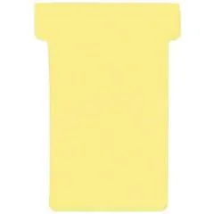 Photo Fiches T - Indice 2 - Jaune : FRANKEN Lot de 100