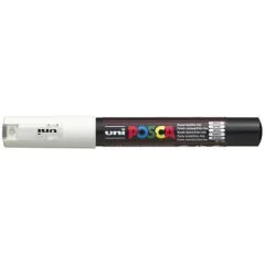 Marqueur peinture Posca PC 1MC - Blanc : UNI-BALL photo