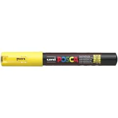 Marqueur peinture Posca PC 1MC - Jaune : UNI-BALL photo