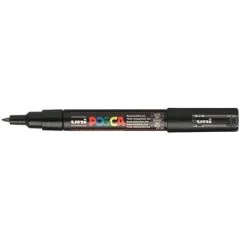 Marqueur peinture Posca PC 1MC - Noir : UNI-BALL photo
