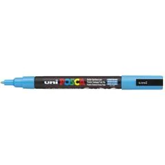 Marqueur peinture Posca PC 3M - Bleu clair : UNI-BALL photo