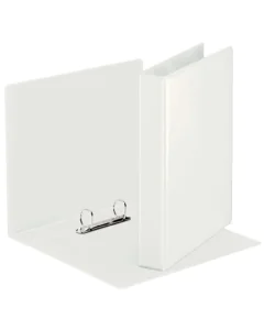Photo Classeur A5 personnalisable 2 anneaux - Dos de 40 mm - Blanc ESSELTE